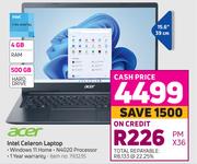 Acer Intel Celeron Laptop