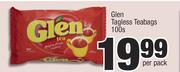 Glen Tagless Teabags-100s Per Pack