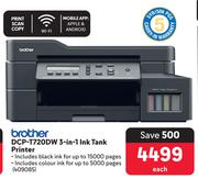 Brother DCP-T720DW 3 In 1 Ink Tank Printer