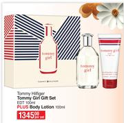 Tommy Hilfiger Tommy Girl Gift Set EDT 100ml Plus Body Lotion 100ml-Per Set