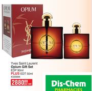 Yves Saint Laurent Opium Gift Set EDP 90ml Plus EDT 50ml-Per Set