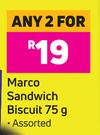 Marco Sandwich Biscuit (Assorted)-For Any 2 x 75g