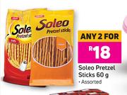 Soleo Pretzel Sticks (Assorted)-For Any 2 x 60g