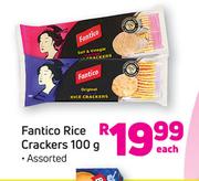 Fantico Rice Crackers (Assorted)-100g Each 
