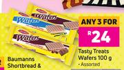 Tasty Treats Wafers (Assorted)-For Any 3 x 100g