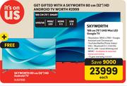 Skyworth 75" (189cm) UHD Mini LED Google TV 