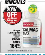 Biogen Calmag Max 60 Tablets-Each