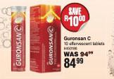 Guronsan C 12 Effervescent Tablets