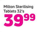 Milton Sterilising Tablets-32's