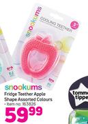 Snookums Fridge Teether Apple Shape (Assorted Colours)