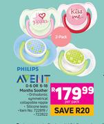 Philips Avent 0-6 Or 6-18 Months Soother-Per Pack