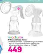 Snookums Manual Breast Pump
