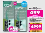 2 x Huawei Nova 11i Smartphone-On 1.2GB Red Core More Data