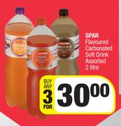 Spar Flavoured Carbonated Soft Drink Assorted-For 3 x 2L