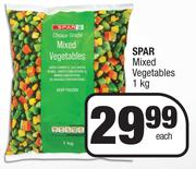 Spar Mixed Vegeatbles-1Kg Each