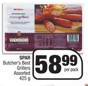 Spar Butcher's Best Grillers Assorted-425g Per Pack