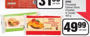 Spar Processed Cheese Slices Cheddar Or Gouda-400g Each