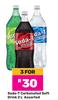 Soda-T Carbonated Soft Drink Assorted-For 3 x 2Ltr