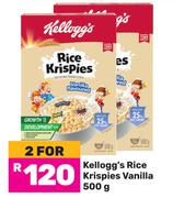 Kellogg's Rice Krispies (Vanilla)-For 2 x 500gm
