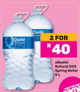 aQuelle Natural Still Spring Water-For 2 x 5Ltr