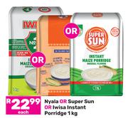 Nyala Or Super Sun or Iwisa Instant Porridge 1Kg-Each
