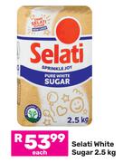 Selati White Sugar-2.5Kg