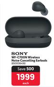 Sony WF-C700N Wireless Noise Cancelling Earbuds