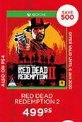 Red Dead Redemrtion 2 For Xbox One