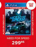 Need For Speed For PS4