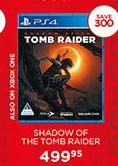 Shadow Of The Tomb Raider For PS4