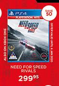 Need For Speed Rivals For PS4