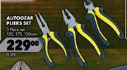 Autogear Pliers Set PL3PC