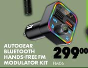 Autogear Bluetooth Hands Free FM Modulator Kit FM06