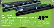 Autogear Anti UV & Infrared Window Film WF01/1D/1SD/WF05/5D/5SD/WF06-Each