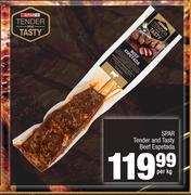 Spar Tender And Tasty Beef Espetada-Per kg