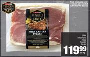 Spar Tender And Tasty Kassler Steaks-Per kg