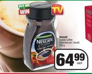 Nescafe Classic Coffee (Selected Excl.Decaf)-200g Eachnesc