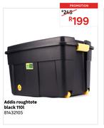 Addis 110L Black Roughtote 81432105