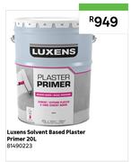 Luxens 20L Solvent Based Plaster Primer 81490223