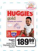 Huggies Gold Jumbo Pack Disposable Pants Assorted-Per Pack