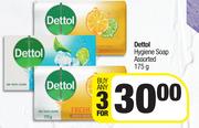 Dettol Hygiene Soap Assorted-For 3 x 175g