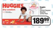 Huggies Dry Comfort Nappies Assorted Jumbo Pack-Per Pack