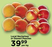 Local Nectarines Or Desert Peaches-Per Kg