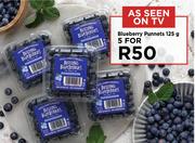 Blueberry Punnets-For 5 x 125g