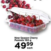 New Season Cherry Punnets-160g Each