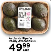 Avolands Ripe'n Ready Avocados 6's Pack-Each
