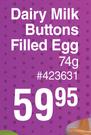 Cadbury Dairy Milk Buttons Filled Egg-74g