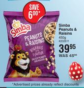Simba Peanuts & Raisins-450g