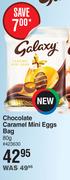 Galaxy Chocolate Caramel Mini Eggs Bag-80g
