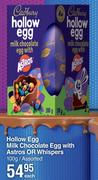 Cadbury hollow Egg Milk Chocolate Egg With Astros Or Whispers Assorted-100g Each